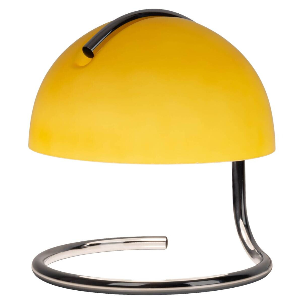 Näve Leuchten Tischleuchte gelb Metall Glas B/H/T/D: ca. 23,5x25x23,5x23,5 cm E27 1 Brennstellen