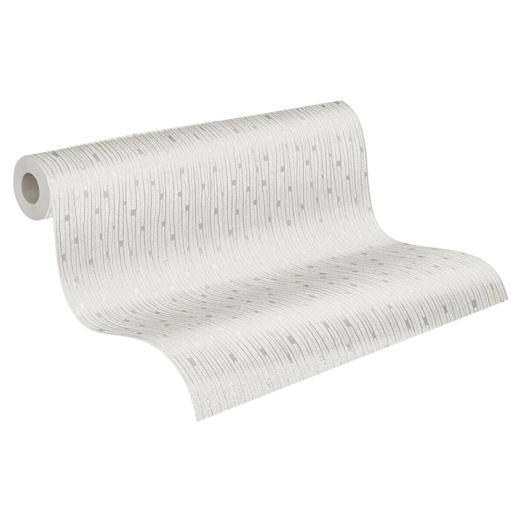 A.S.Creation Vliestapete creme grau silber B/H/D: ca. 53x1005x8,2 cm