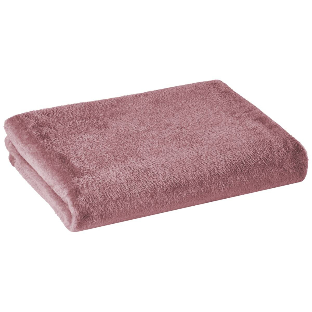 Flanelldecke rosa Polyester B/L: ca. 160x220 cm