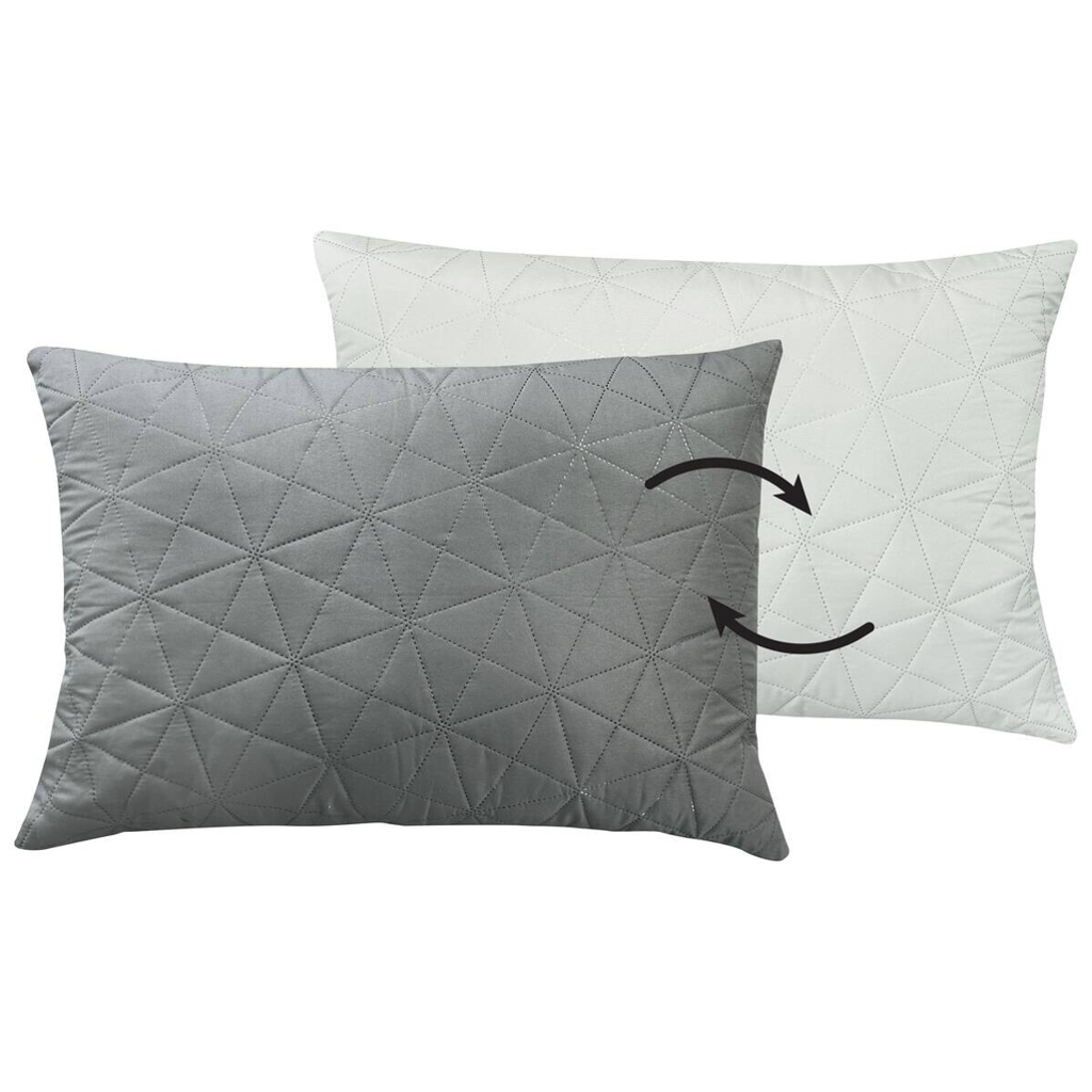 Dekokissen silber Polyester B/L: ca. 50x70 cm