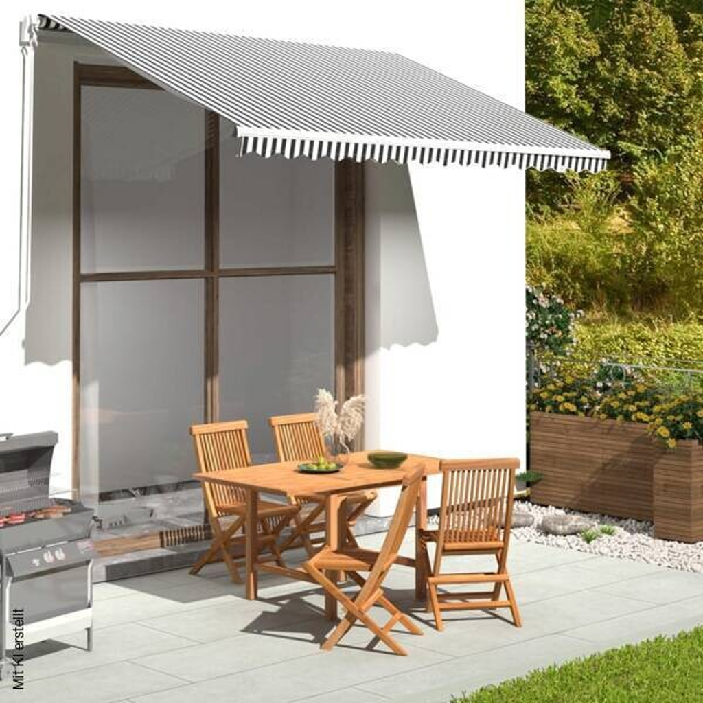 vidaXL Markisenstoff anthrazit B/L: ca. 245x330 cm