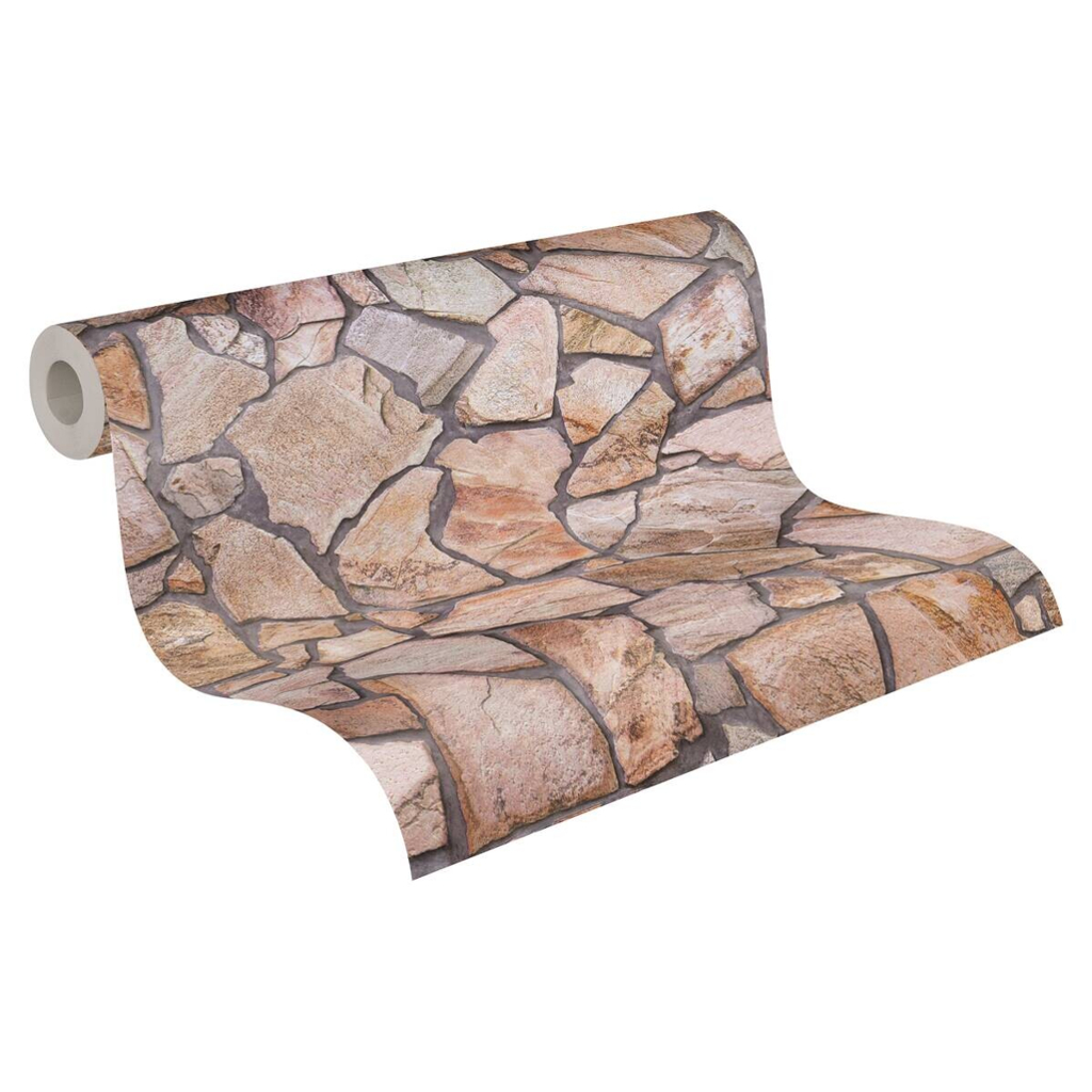 A.S.Creation Vliestapete grau beige B/H/D: ca. 53x1005x9 cm