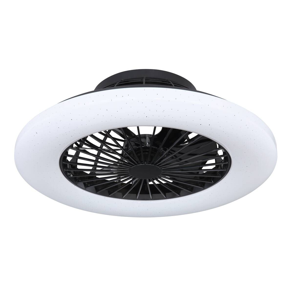 GLOBO LED-Deckenventilator schwarz Opal H/D: ca. 16x52,5 cm max. 30 W