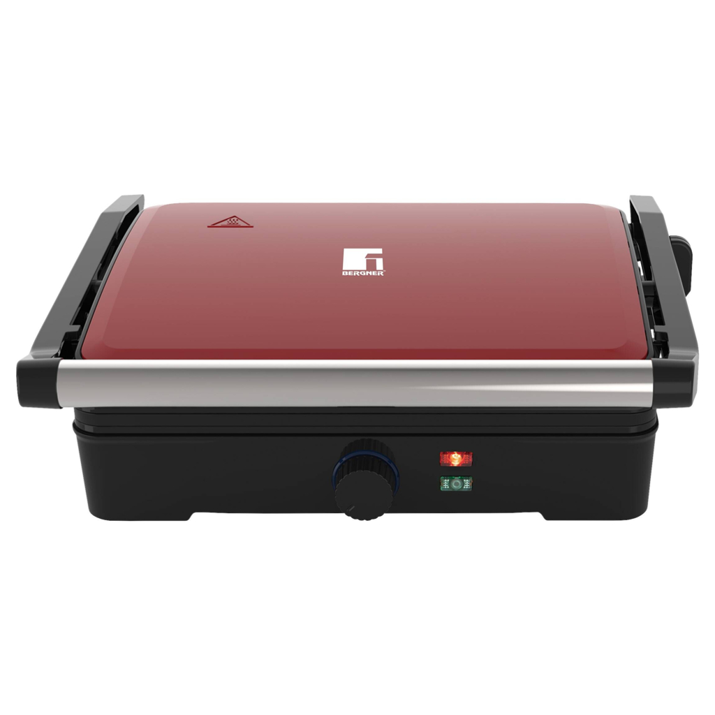 BERGNER Kontaktgrill schwarz Polypropylen B/H/L: ca. 15x36,5x38 cm