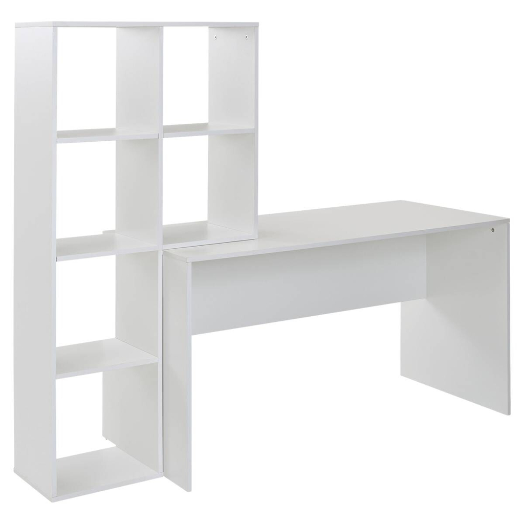 Schreibtisch weiß B/H/T: ca. 170x143,5x59 cm