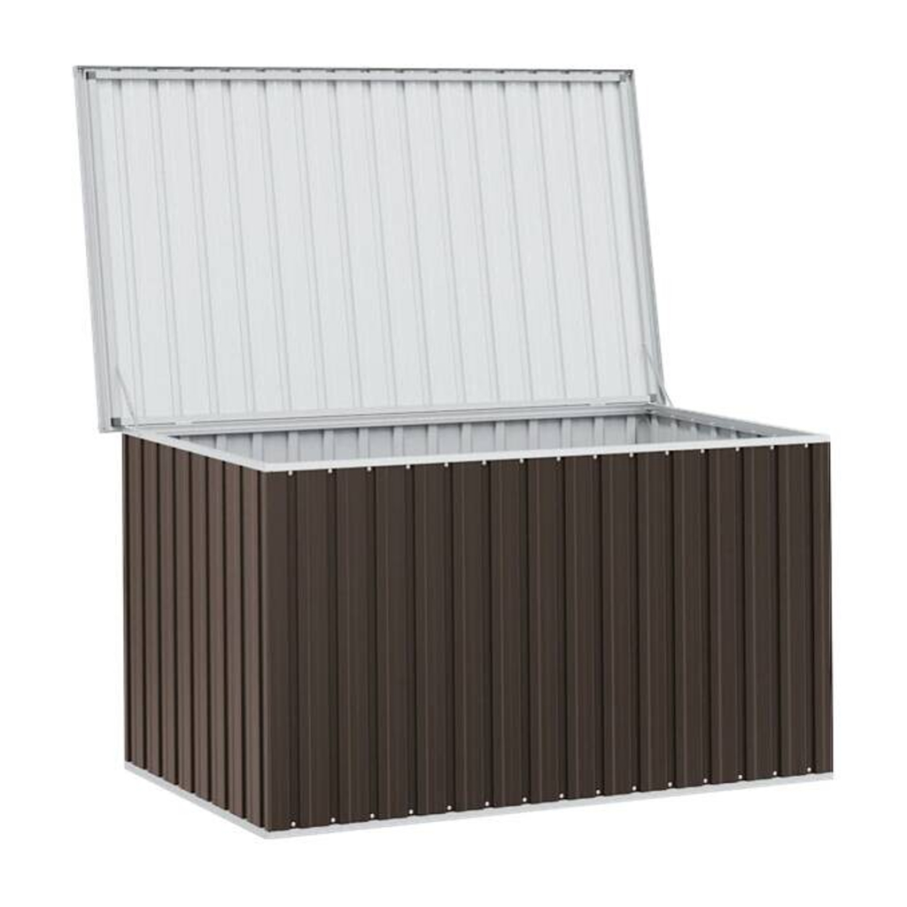 vidaXL Aufbewahrungsbox braun Kunststoff B/H/T/L: ca. 99x93x99x171 cm