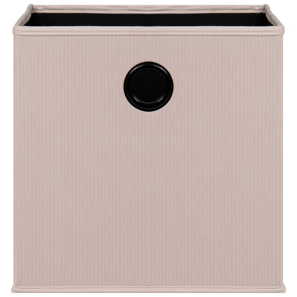 Stoffbox beige B/H/T: ca. 32x32x32 cm