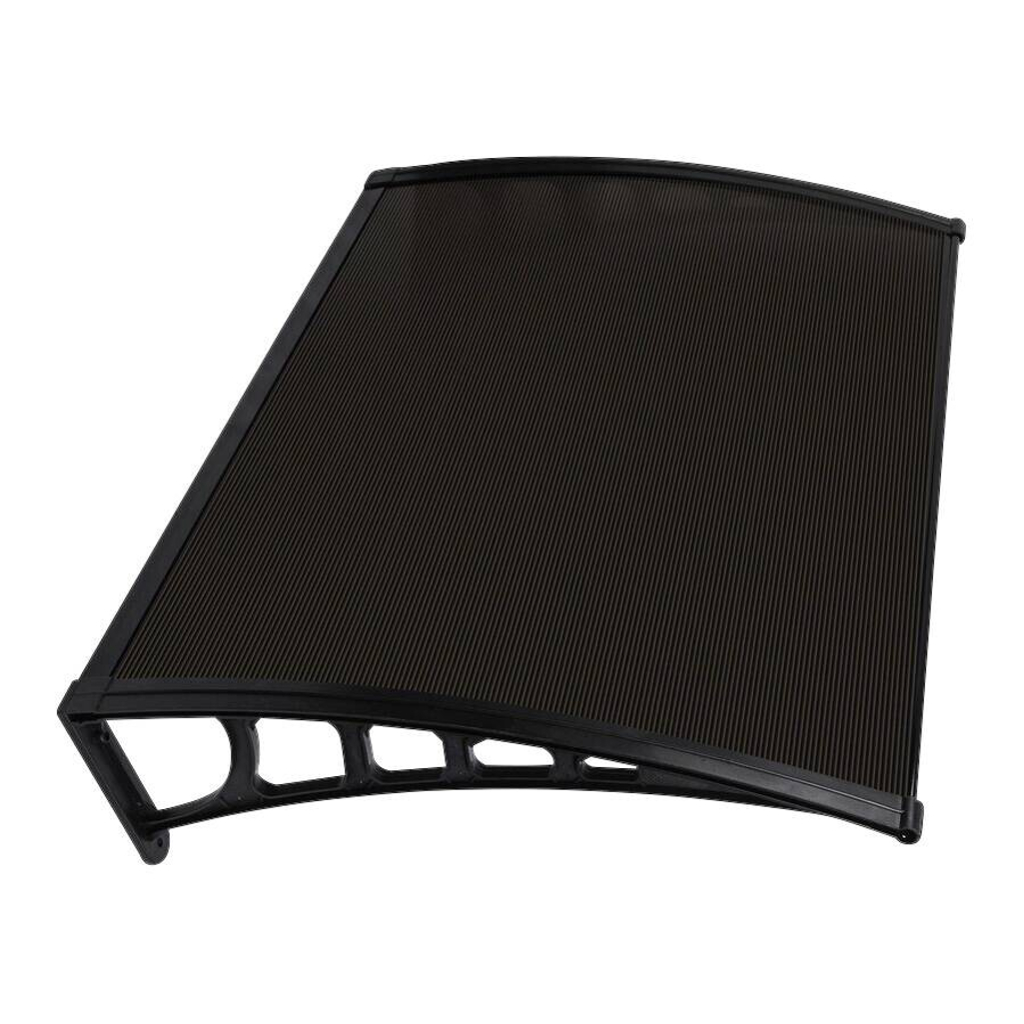 Brosplast Vordach Crocus schwarz B/H/T: ca. 120x23x80 cm