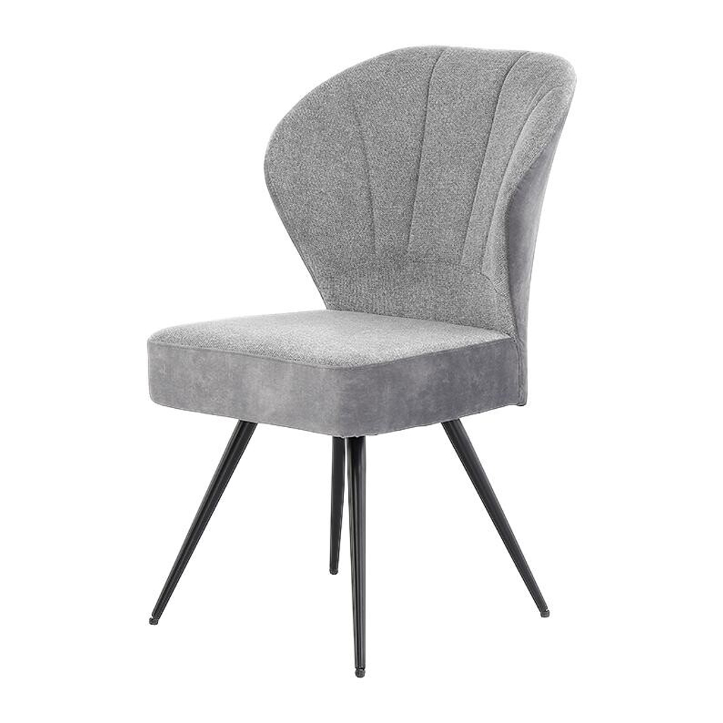 Stuhl  hellgrau B/H/T: ca. 57x92x65 cm