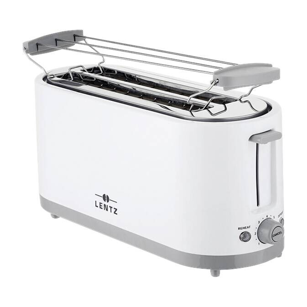 LENTZ Toaster 74275 weiß Kunststoff