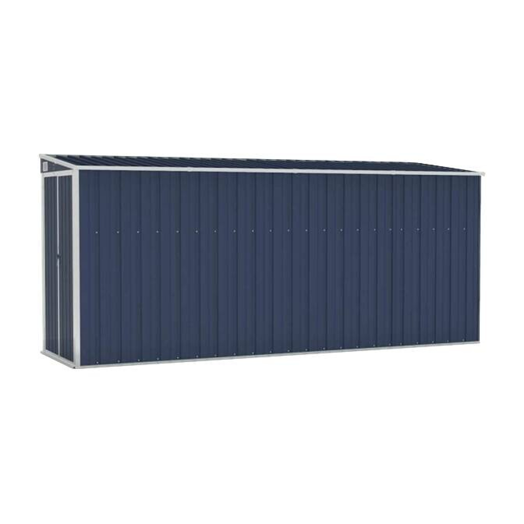 vidaXL Gartenhaus anthrazit B/H/T: ca. 118x178x382 cm