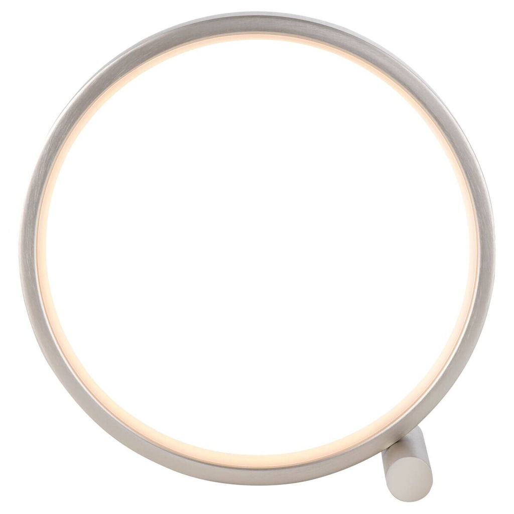 Just Light LED-Tischlleuchte Mini-Ritus silber Eisen 1 Brennstellen