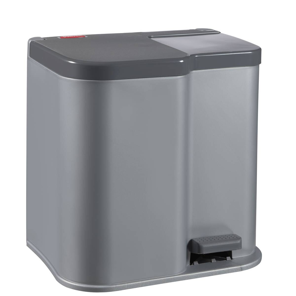 Abfalleimer silber