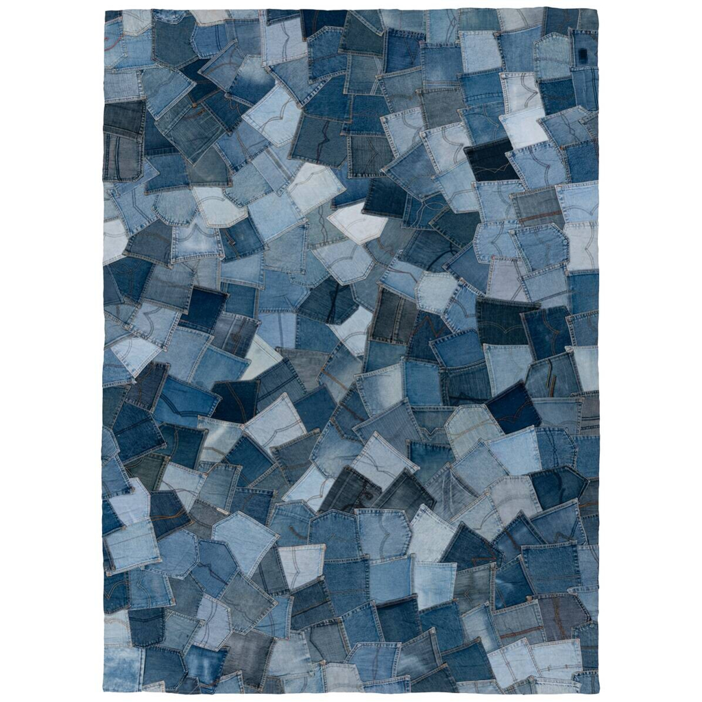 Obsession Teppich My Denim Pocket blau B/L: ca. 160x230 cm