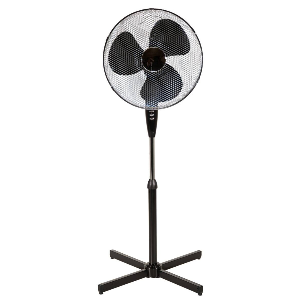 Ventilator 3363035 schwarz Metall Kunststoff B/H/L: ca. 58x116x58 cm