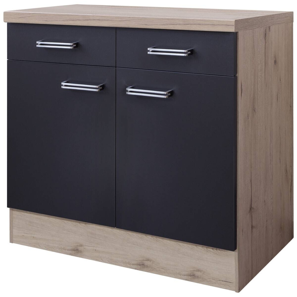 Unterschrank Elva anthrazit B/H/T: ca. 80x86x60 cm
