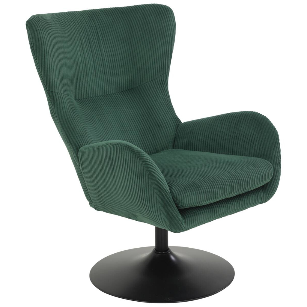 Sessel Samos grün Microfaser B/H/T: ca. 72x96x81 cm