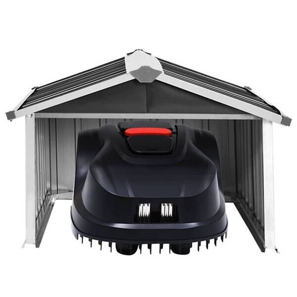 Rasenmäher-Garage anthrazit B/H/L: ca. 97x63x92 cm