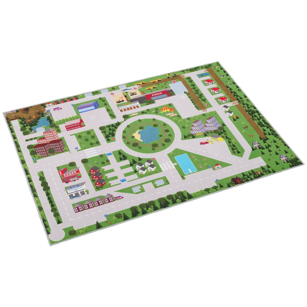 Kinderteppich Spielstraße Multi T/L: ca. 160x120 cm