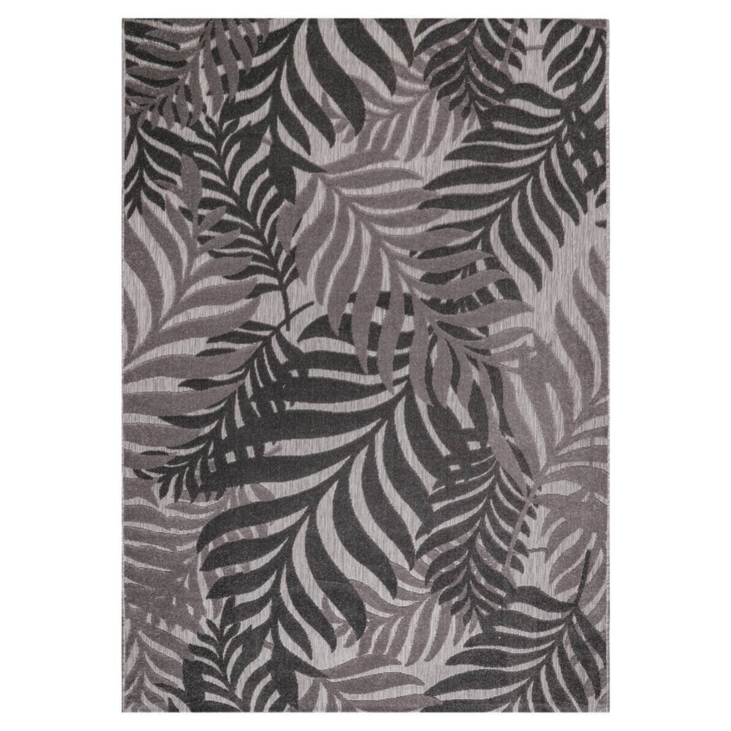 Sanat Outdoorteppich FLORAL grau B/L: ca. 80x200 cm