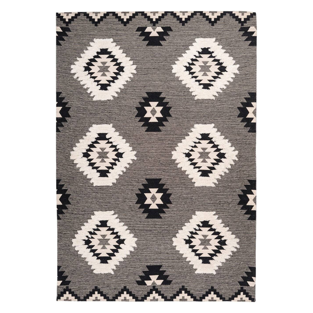 Arte Espina Kurzflorteppich Ethnie 425 grau B/H/L: ca. 80x1x150 cm