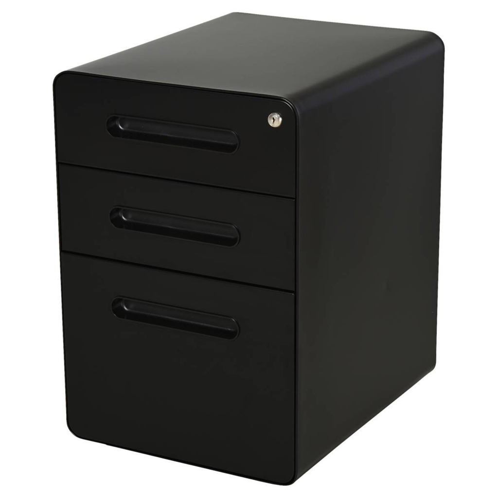 Aktenschrank 924-007BK schwarz B/H/T: ca. 39x59x48 cm
