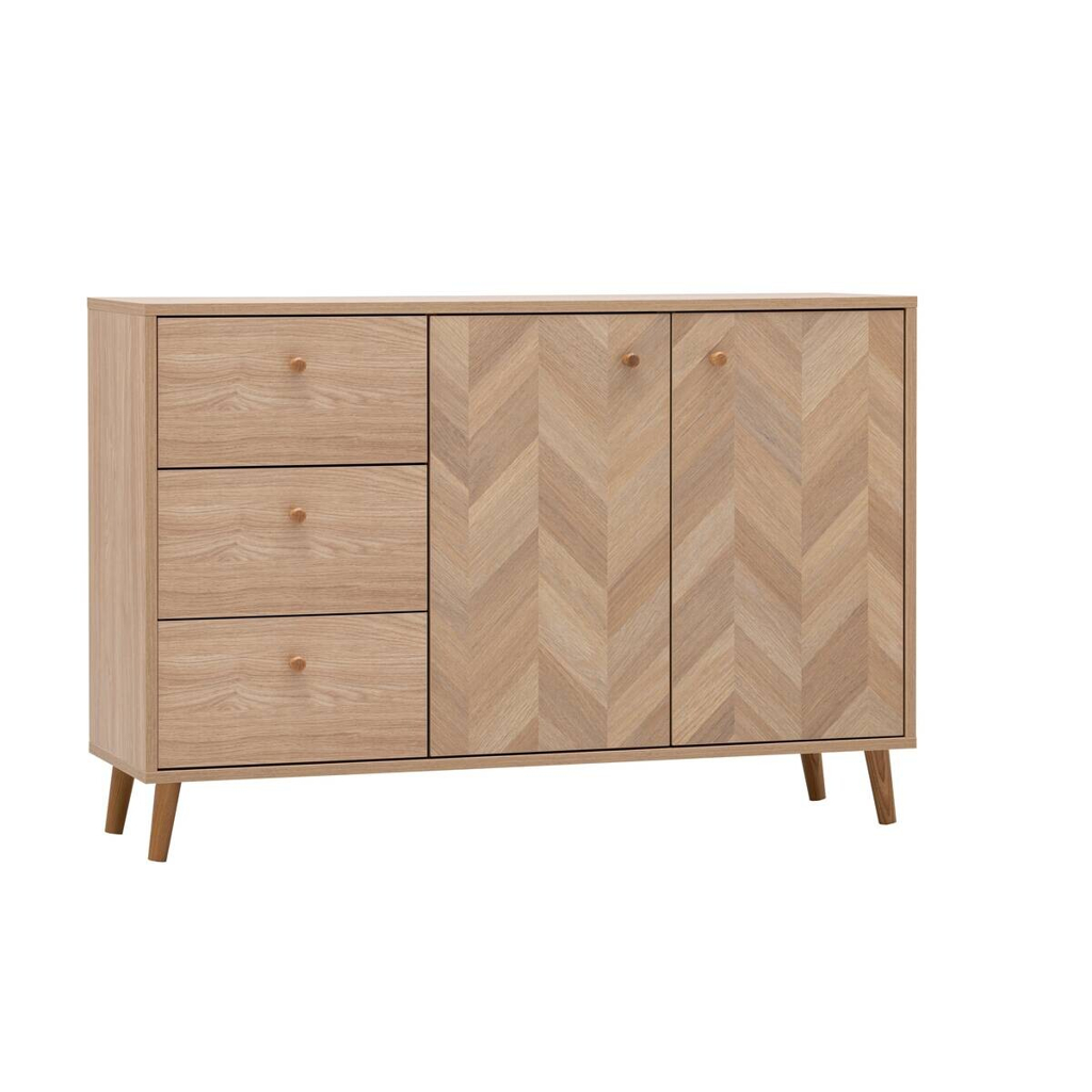 Sideboard Visby Eiche Nachbildung B/H/T: ca. 109x63,9x33,05 cm