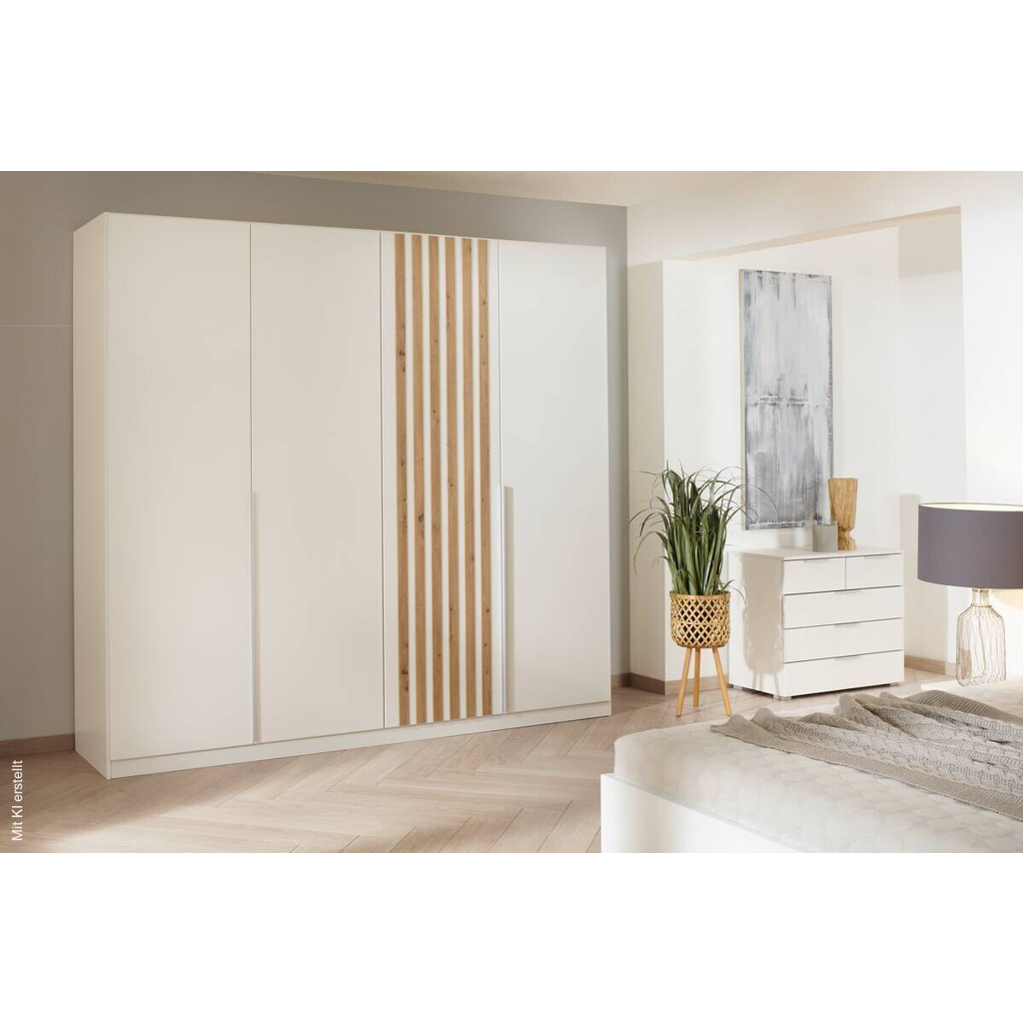 Kleiderschrank Lamella Alpinweiß B/H/T: ca. 226x210x54 cm