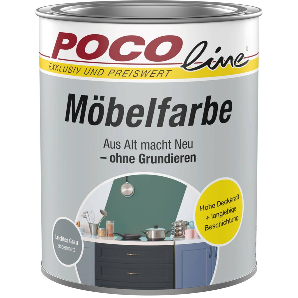 POCOline Buntlack leichtes grau ca. 0,75 l