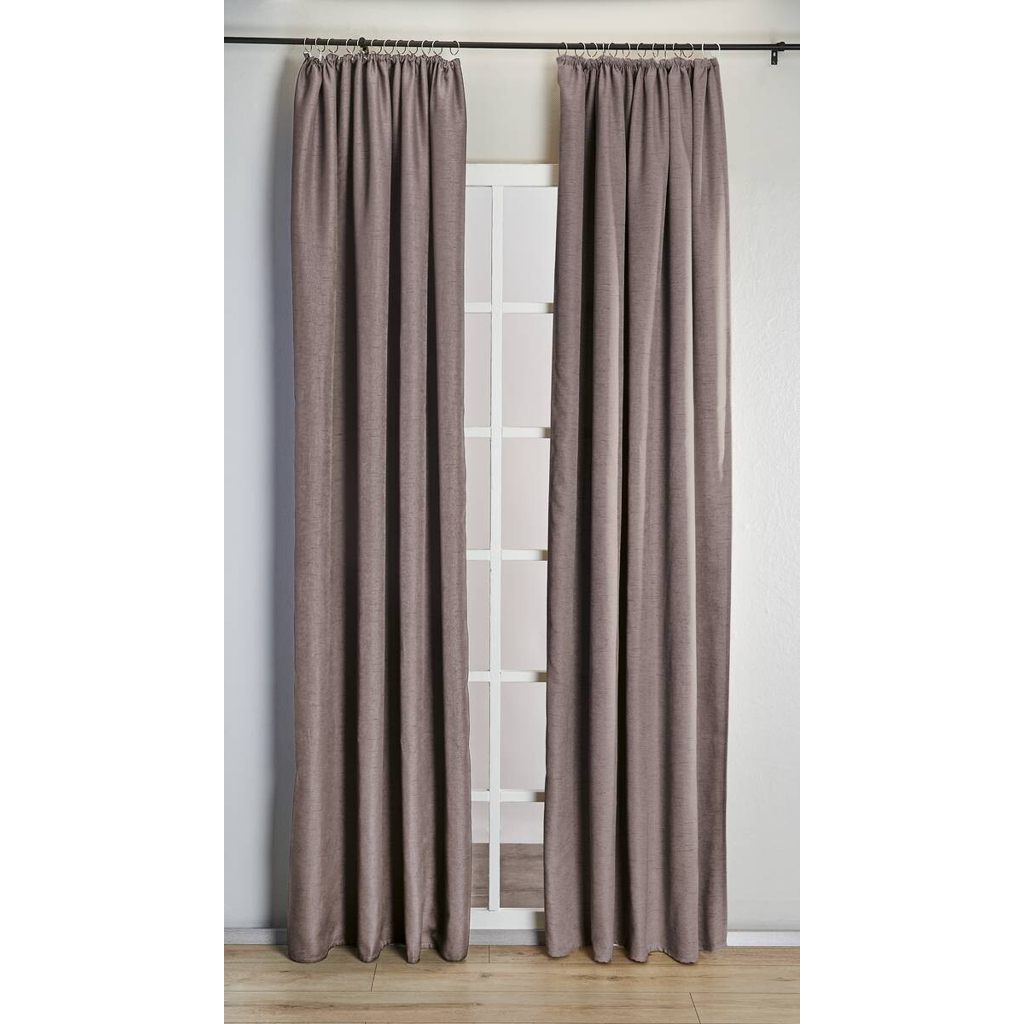 silver edition Verdunklungsvorhang Henry taupe B/L: ca. 135x245 cm