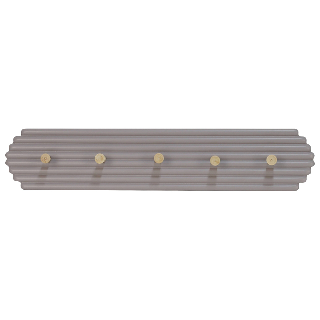 Garderobenleiste Dani grau MDF B/H/T: ca. 50x10x4,5 cm