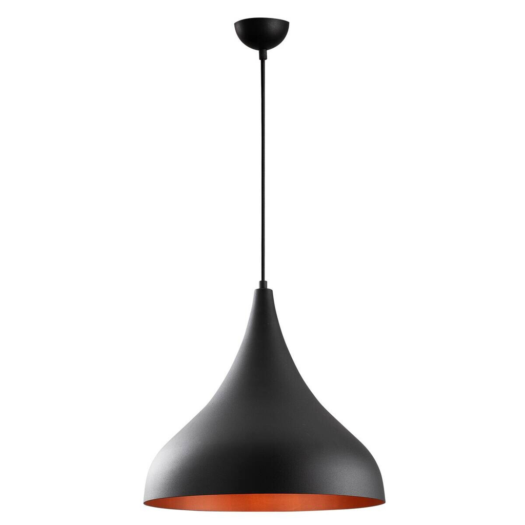 Opviq Pendelleuchte Berceste schwarz Metall B/H/T/L/D: ca. 41x133x41x41x41 cm E27 1 Brennstellen