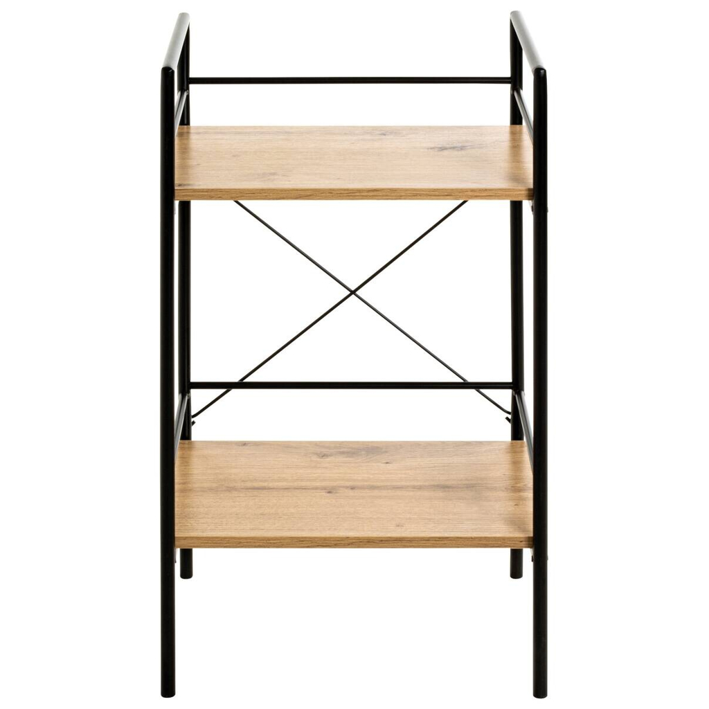 Regal  Eiche Nachbildung schwarz B/H/T: ca. 34x62x27 cm