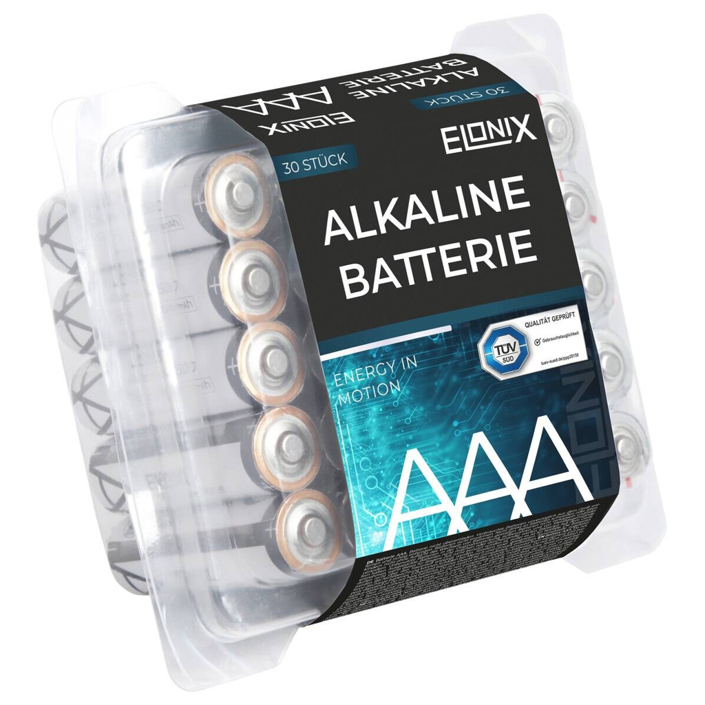 Elonix Batterie AAA/Micro (LR03) 30er Pack