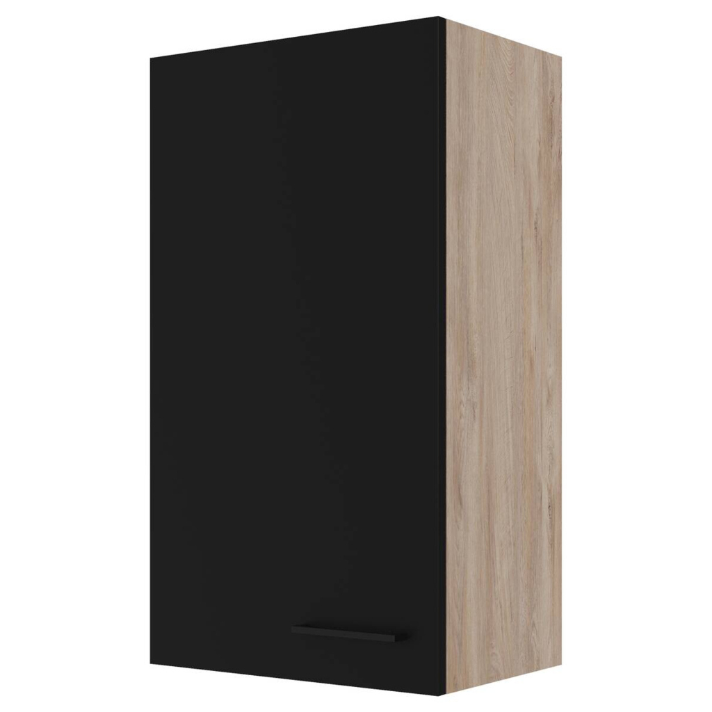 Hängeschrank Capri schwarz matt B/H/T: ca. 50x89x32 cm