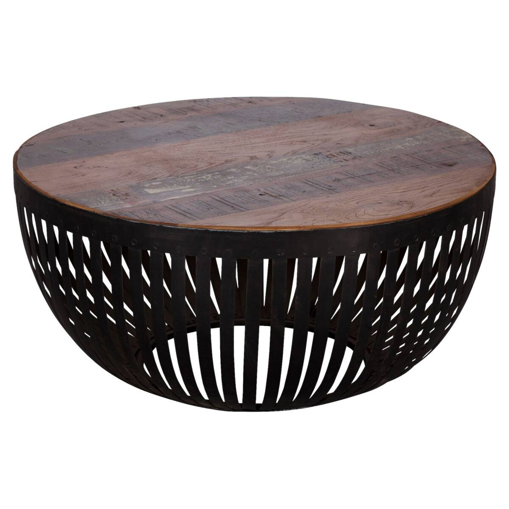 Couchtisch braun schwarz lackiert B/H/T: ca. 70x33x70 cm