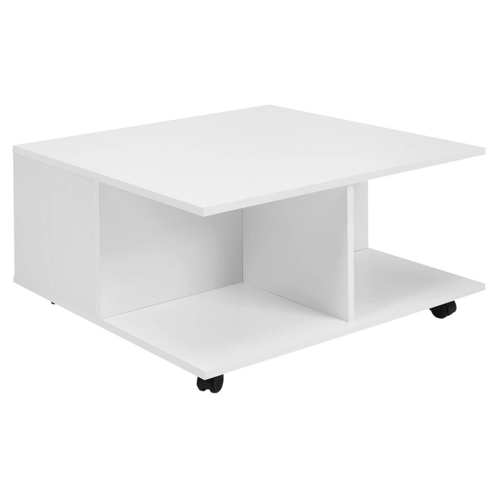 Couchtisch weiß B/H/T: ca. 70x36,5x70 cm