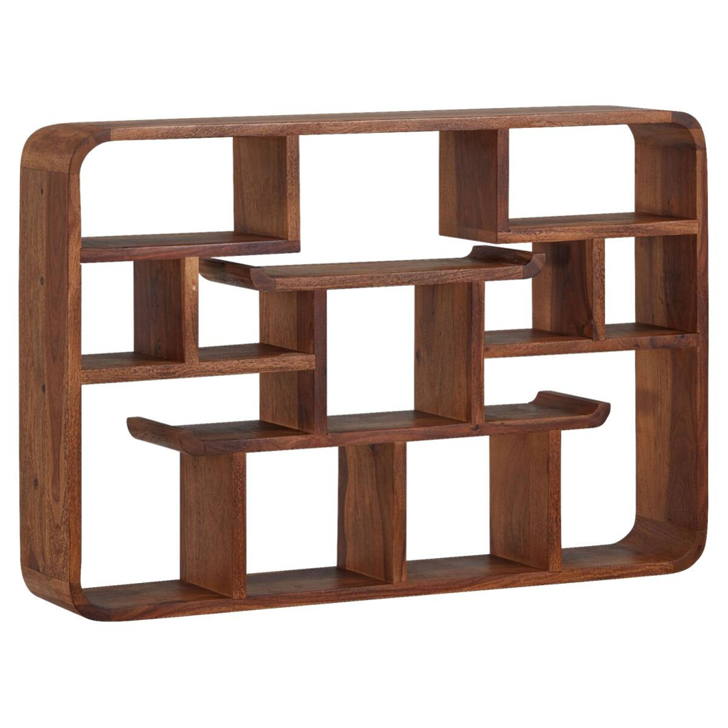Wandregal rosenholz Holz B/H/T: ca. 80x55x15 cm