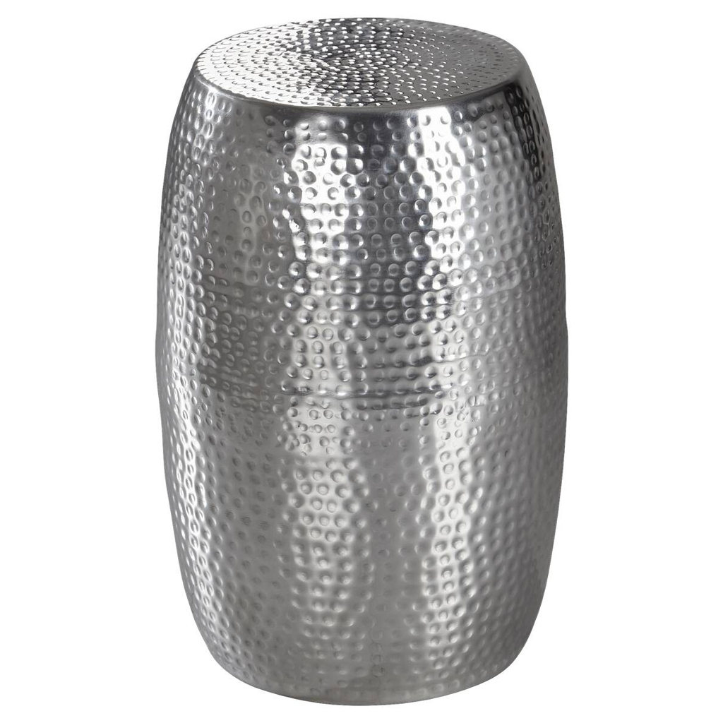 Beistelltisch silber Aluminium B/H/T: ca. 30x49,5x30 cm