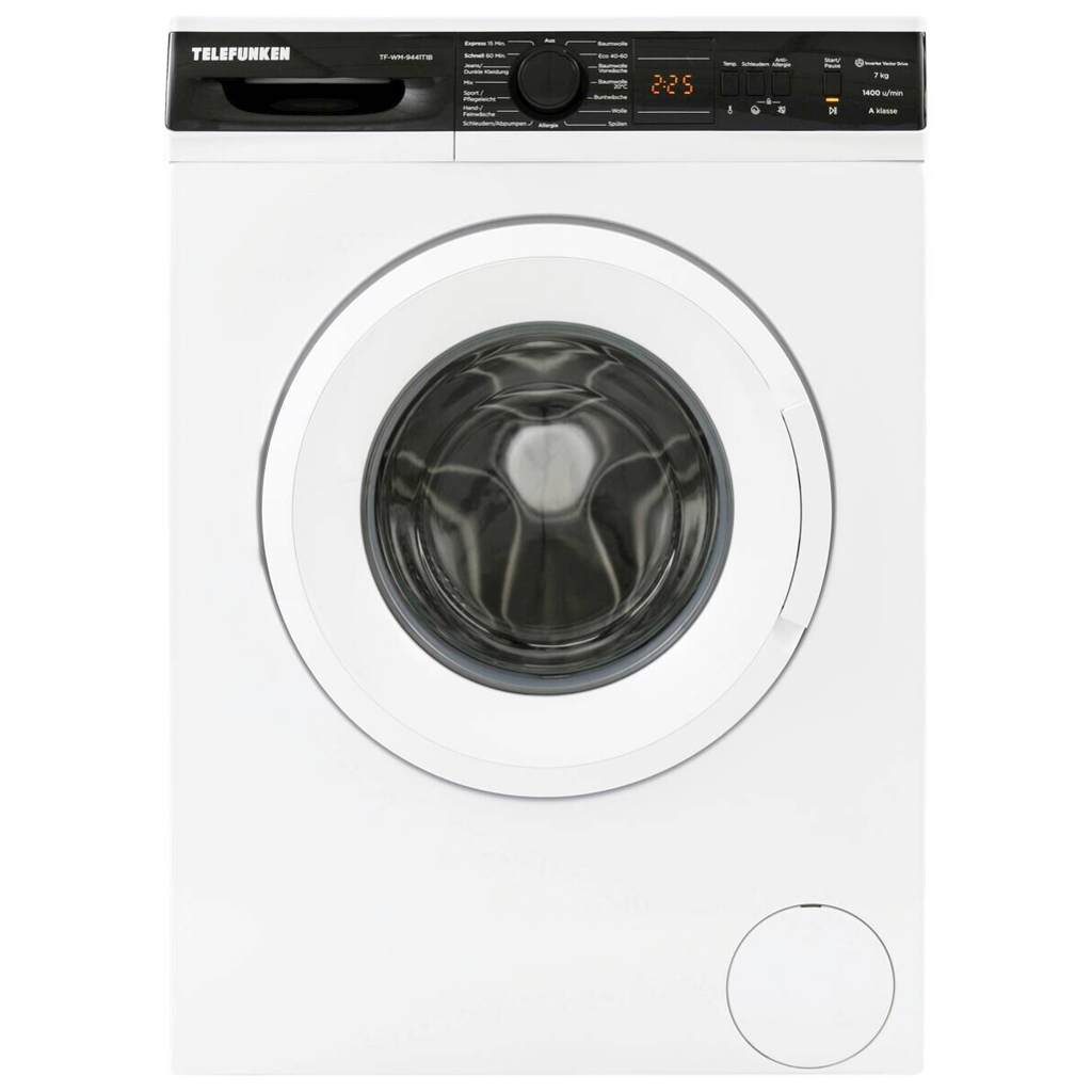 TELEFUNKEN Waschmaschine TF-WM-9441T1B weiß B/H/T: ca. 60x85x53 cm ca. 7 kg