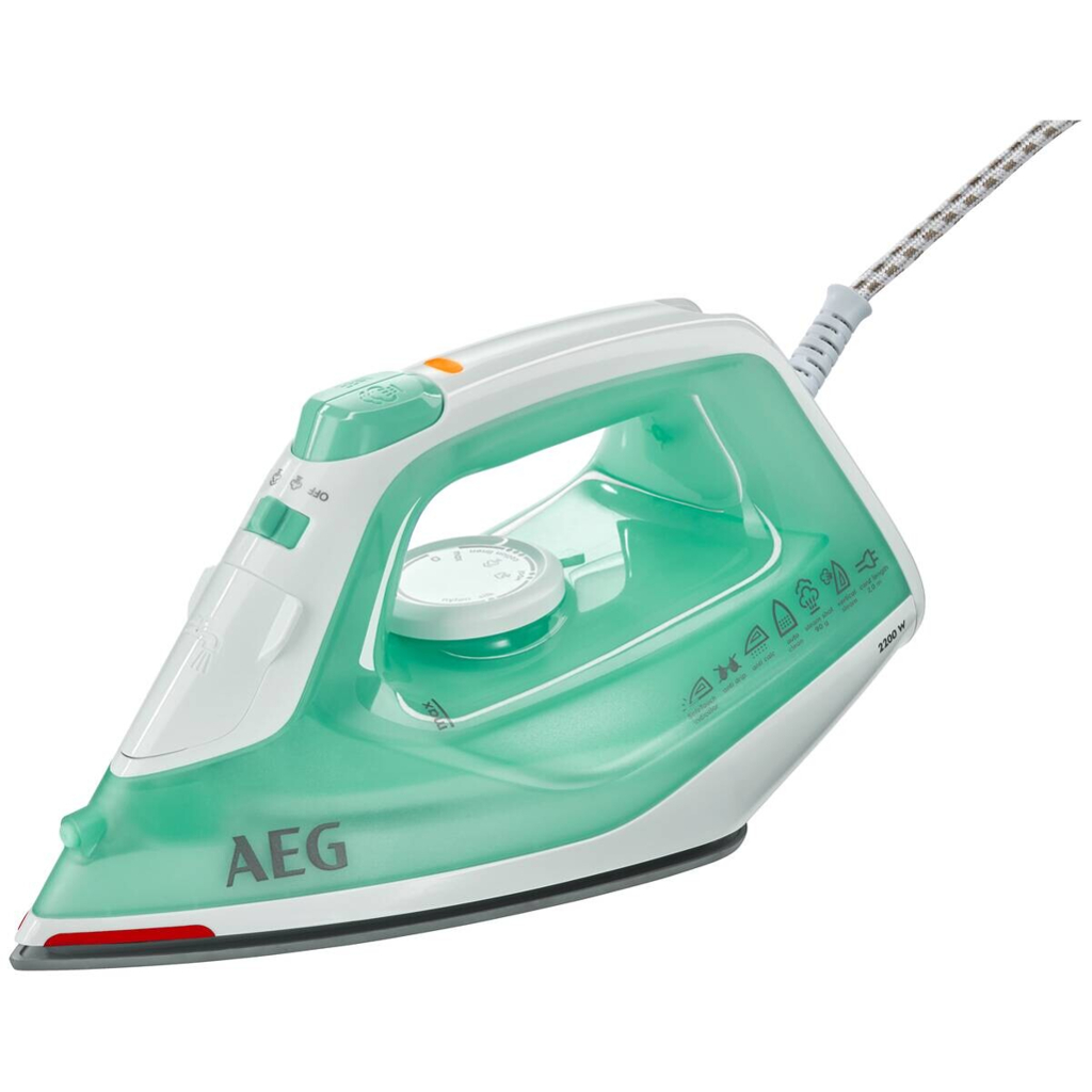 AEG Dampfbügelautomat DB1720 türkis weiß Kunststoff Edelstahl B/H/L: ca. 11,6x14,3x27,4 cm