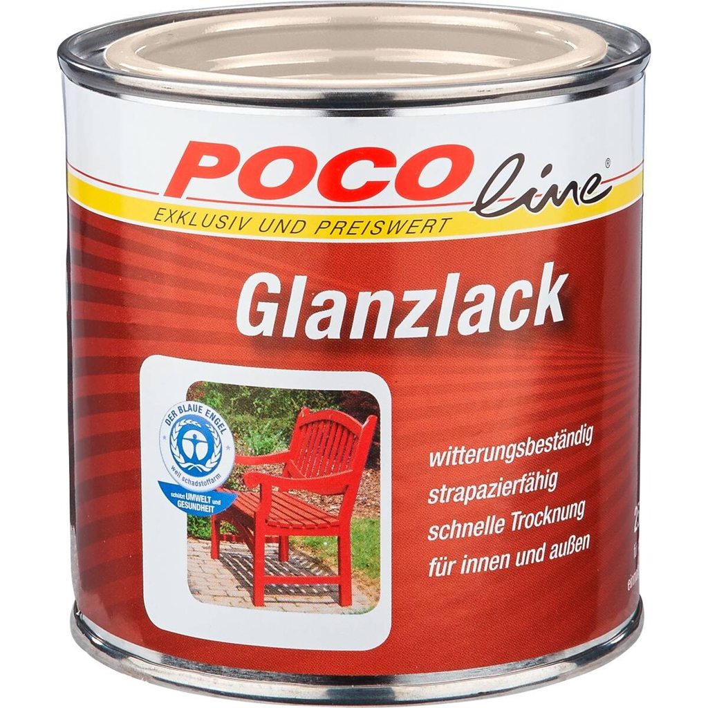 POCOline Glanzlack cremeweiß ca. 0,25 l