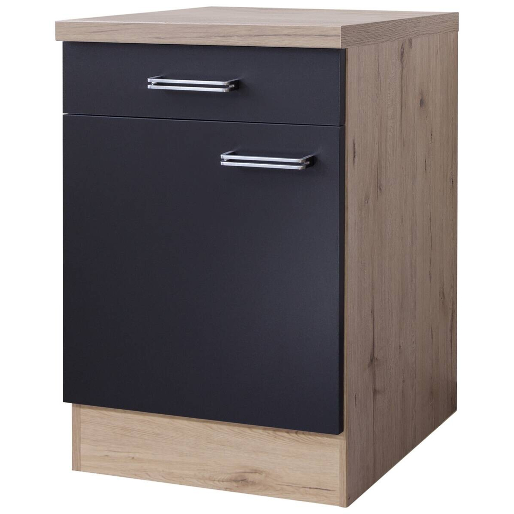 Unterschrank Elva anthrazit B/H/T: ca. 60x86x60 cm