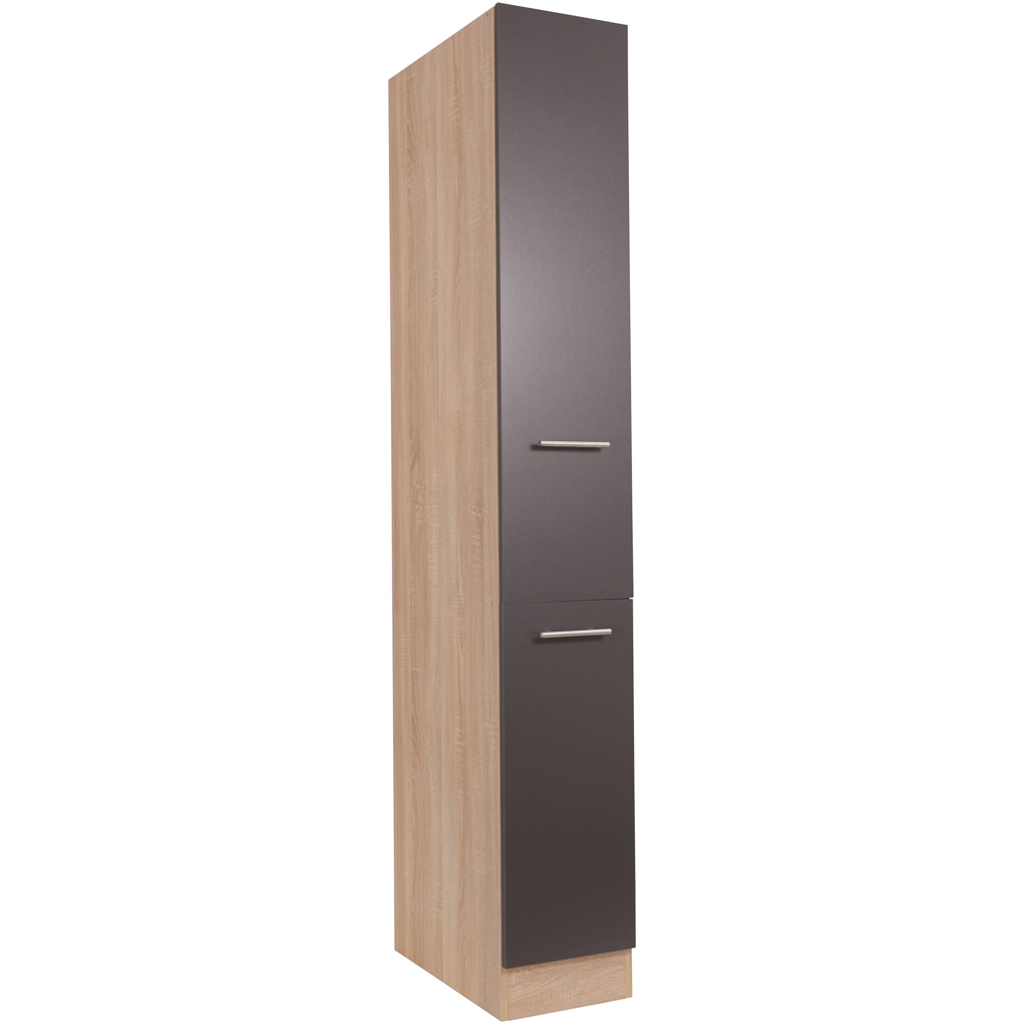 Apothekerschrank Merle grau B/H/T: ca. 30x200x60 cm
