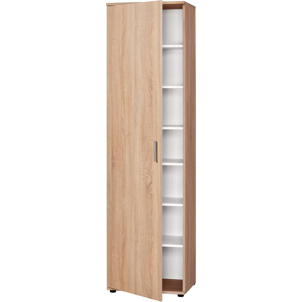 Mehrzweckschrank Kreta Eiche Sonoma Nachbildung B/H/T: ca. 50x184x34,5 cm