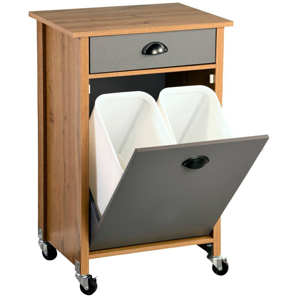 Kesper Küchenwagen Oak Holz B/H/T: ca. 50x79x37 cm