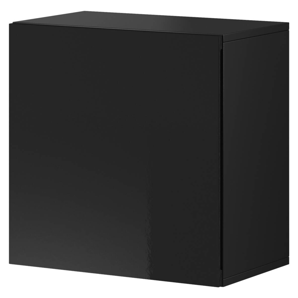 Hängeschrank VIVIEN schwarz schwarz glanz B/H/T: ca. 50x50x30 cm