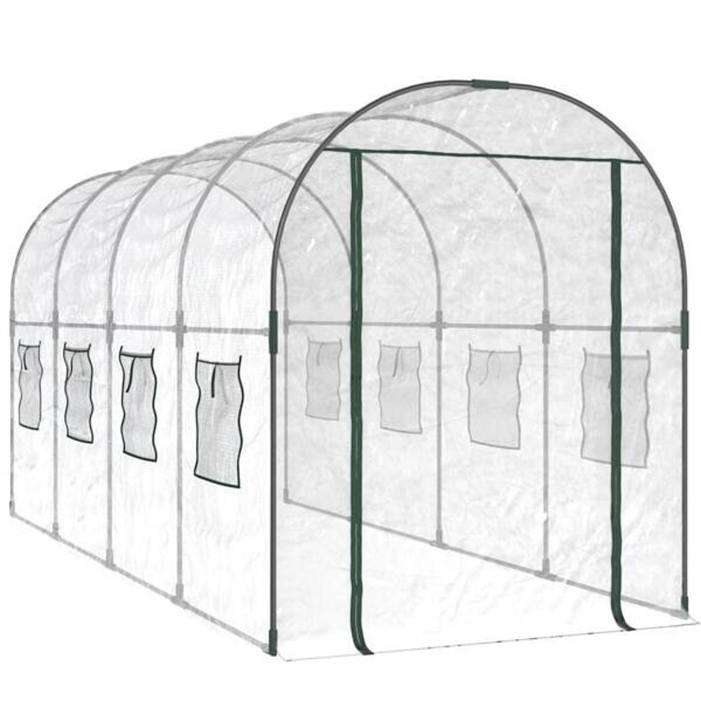 Gewächshaus transparent B/H/T: ca. 160x190x400 cm