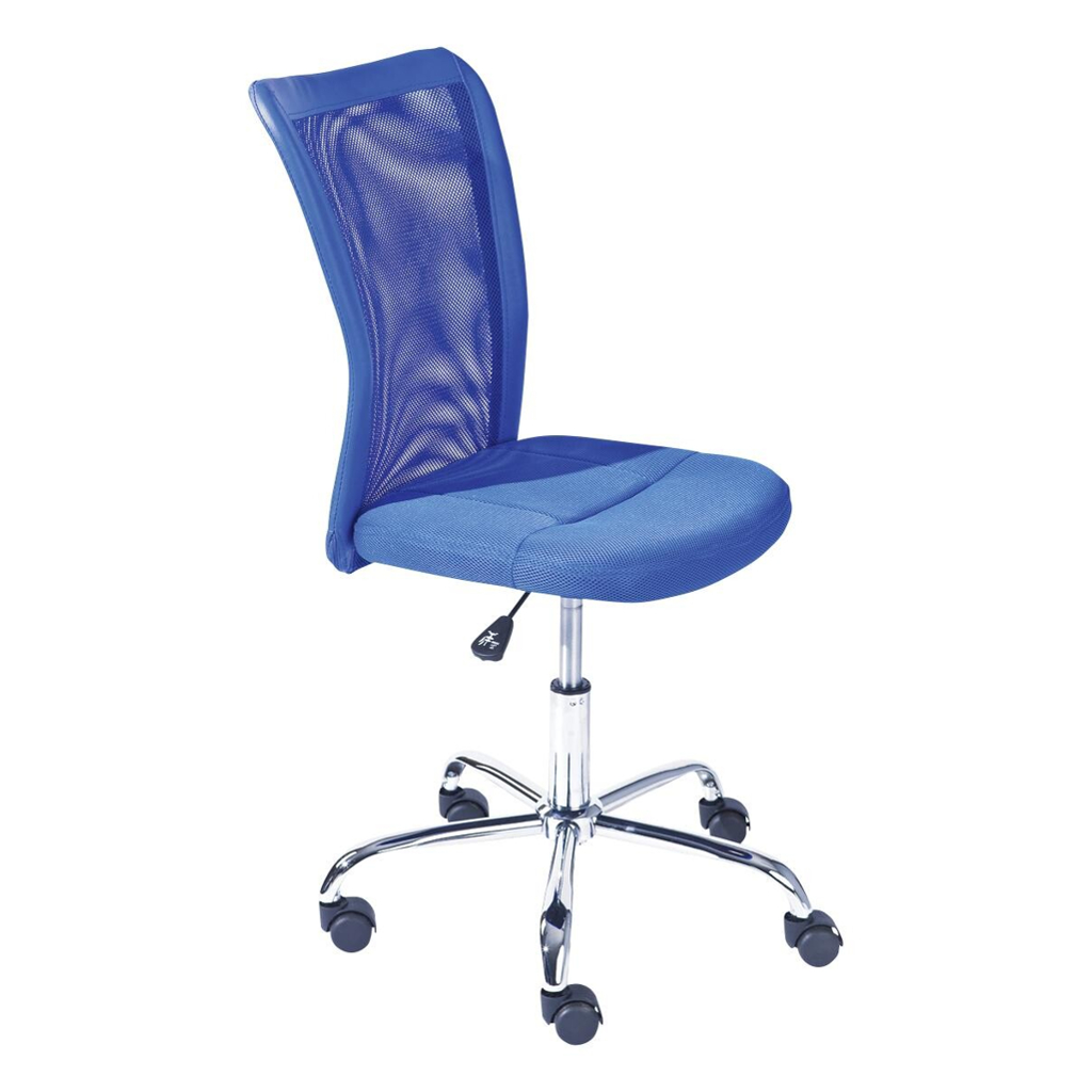 Drehstuhl Bonnie blau Metall Kunststoff