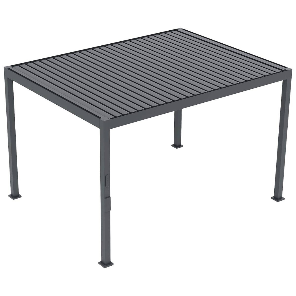 Pergola anthrazit Aluminium B/H/L: ca. 300x256x393 cm